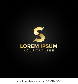 Logo-Vektorillustration des Goldbriefs