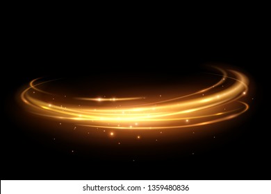 Gold Light Circle
