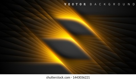 Gold light line shadow dark grey luxury background
