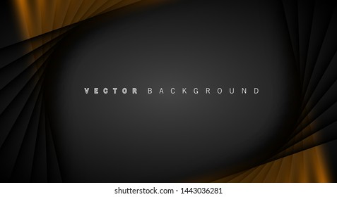 Gold light line shadow dark grey luxury background
