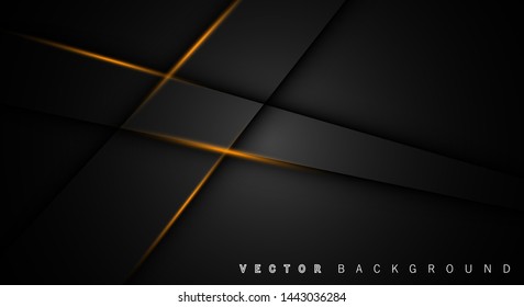 Gold light line shadow dark grey luxury background
