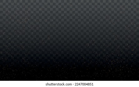 Gold Light. Vector Glitter Particles