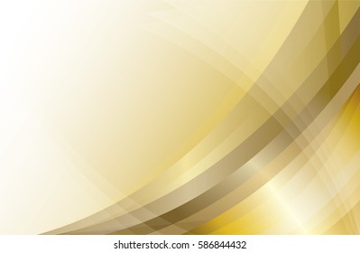 Gold Light Wave Abstract Background