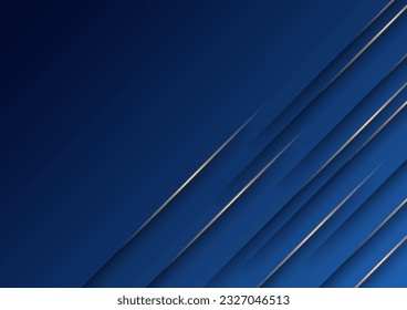 gold line blue texture background
