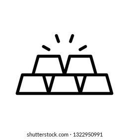 gold line icon