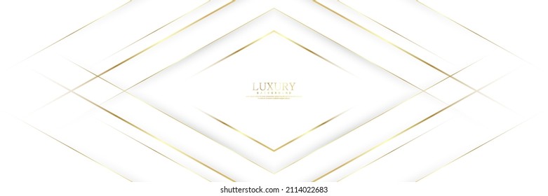 Gold line premium background. Lauxury pattern. vector illustration