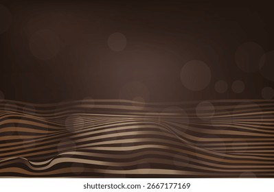 Onda de la línea dorada. Ladrillos Art Deco geométricos lineales. estilo retro. Patrón sin costuras de lujo. Embalaje o diseño de menú. Ilustración vectorial