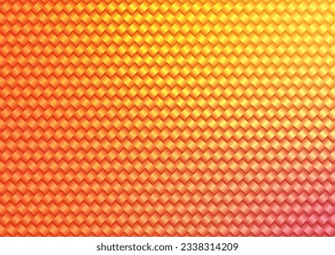 Cultura del patrón de tejido de línea dorada como fondo de gradiente. ilustración vectorial.