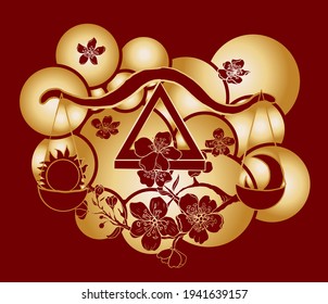 Gold line Zodiac Signs Set Of Horoscope Symbols Astrology Icons Collection.Zodiac signs such as a aries, taurus, gemini, cancer, leo, virgo, libra, scorpio, sagittarius, capricorn, aquarius, pisces. 