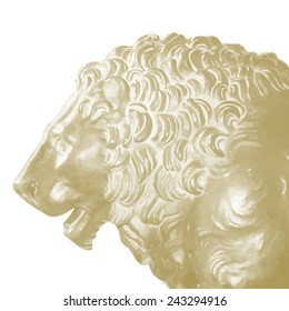 Gold lion