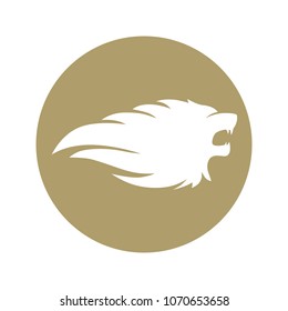  gold lion, logo element
