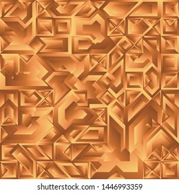 Diseño de fondo geométrico con líquido dorado, formas de fondo geométrico con gradiente fluido Composición artística, afiche de diseño minimo futurista, plantilla creativa de festival abstracto