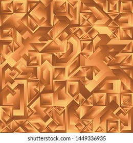 Gold Liquid Geometric Background Design, Fluid Gradient Geometric Backdrop Shapes Art Composition, Futuristic Minimal Design Poster, Abstract Fest Creative Template
