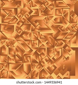 Diseño de fondo geométrico con líquido dorado, formas de fondo geométrico con gradiente fluido Composición artística, afiche de diseño minimo futurista, plantilla creativa de festival abstracto