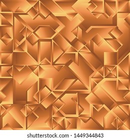 Diseño de fondo geométrico con líquido dorado, formas de fondo geométrico con gradiente fluido Composición artística, afiche de diseño minimo futurista, plantilla creativa de festival abstracto