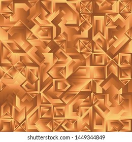 Gold Liquid Geometric Background Design, Fluid Gradient Geometric Backdrop Shapes Art Composition, Futuristic Minimal Design Poster, Abstract Fest Creative Template