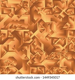 Diseño de fondo geométrico con líquido dorado, formas de fondo geométrico con gradiente fluido Composición artística, afiche de diseño minimo futurista, plantilla creativa de festival abstracto
