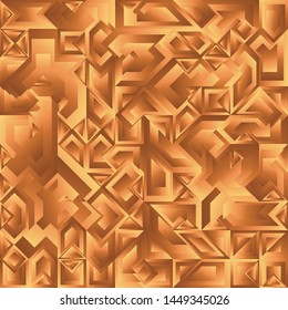 Diseño de fondo geométrico con líquido dorado, formas de fondo geométrico con gradiente fluido Composición artística, afiche de diseño minimo futurista, plantilla creativa de festival abstracto