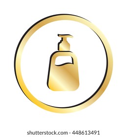 Gold Liquid Soap Icon