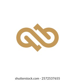 gold logo design with geometry