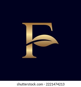 GOLD LOGO F WITH LEAF