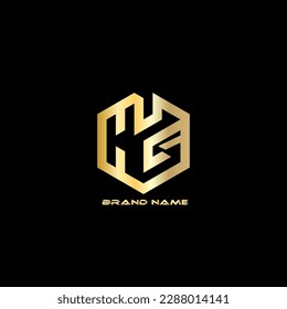 Gold logo with the title'logo for a brand name '