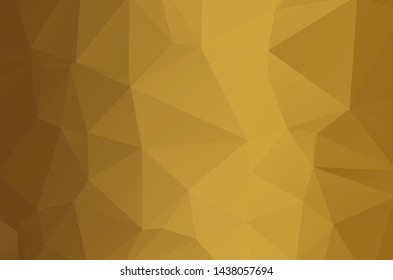 Fondo de cristal Gold Low poly. Diseño de polígono. Ilustración vectorial Golden Low, fondo de polígono bajo.