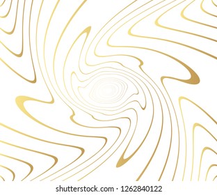 Gold luxurious marble stone pattern with golden wave lines over. Abstract background, vector illustration