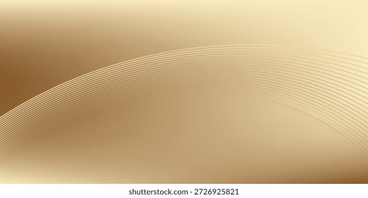 Gold luxury background with ribbon elements and glitter light effects decorations and bokeh.