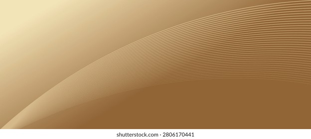 Gold luxury background with ribbon elements and glitter light effects decorations and bokeh. vektor design