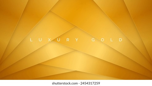 Diseño de Vector de fondo de lujo dorado en eps 10