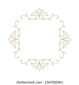gold, luxury label frame