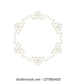 gold, luxury label frame