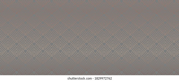 Gold and Luxury pattern design with abstract shape and golden line arts texture. Geometric modern wallpaper design for print, cover, wall art, fabric  and banner background.
