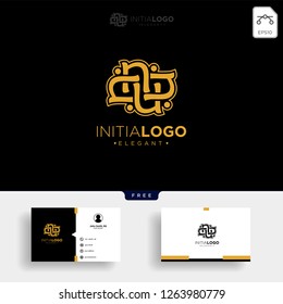Gold Luxury and premium initial N logo template vector illustration and business card template