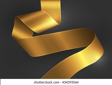 Gold luxury satin ribbon
Empty for your text and ideas