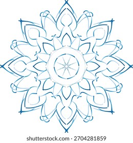 padrão mandala dourado para logotipo ou marca