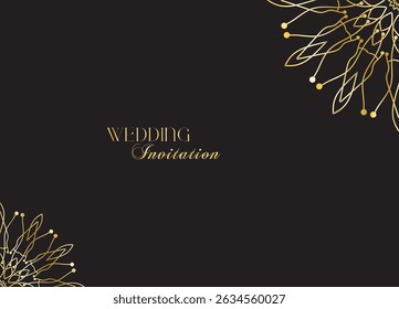 The Gold Mandala Wedding Iinvitation Card