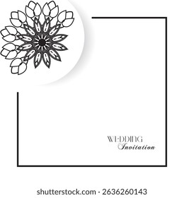 The Gold Mandala Wedding Iinvitation Card