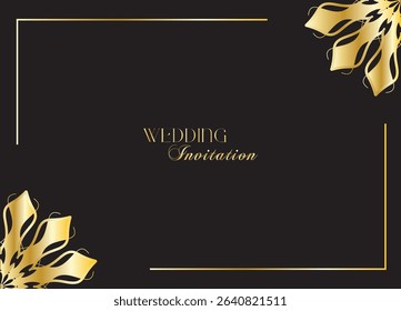 The Gold Mandala Wedding Iinvitation Card