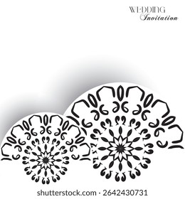 The Gold Mandala Wedding Iinvitation Card