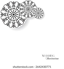 The Gold Mandala Wedding Iinvitation Card