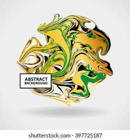 Gold marble background banner. Abstract vector pattern for design. Light blur splash texture for sale, shopping, logo, web, card, vip exclusive certificate, gift luxury voucher, header, flyer.