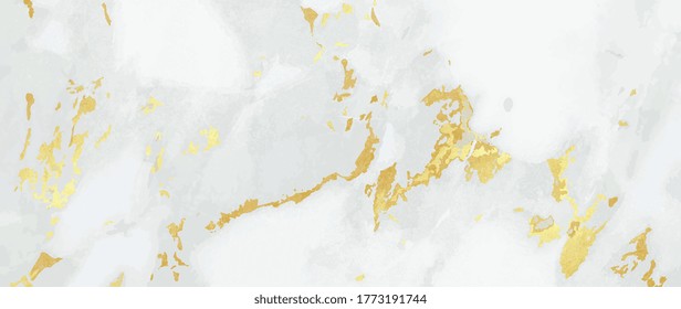 Gold Marble background vector. Luxury texture and panoramic Marbling texture design for Banner, invitation, wallpaper, headers, website, print ads, packaging design template.