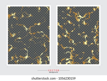 Gold marble cover background, Vector set template, Fully editable color change, Premium and luxury texture for design a stunning wedding, invitation, greeting cards, web banner, pattern, wallpaper