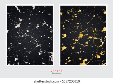 Gold marble cover background, Vector set template, Fully editable color change, Premium and luxury texture for design a stunning wedding, invitation, greeting cards, web banner, pattern, wallpaper.