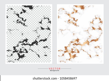 Gold marble cover background, Vector set template, Fully editable color change, Premium and luxury texture for design a stunning wedding, invitation, greeting cards, web banner, pattern, wallpaper.