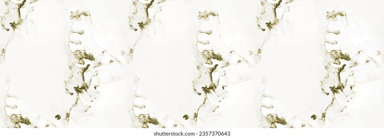 Gold Marble Ink. Fluid Elegant Pattern. Light Color Glitter. Grain Repeat Background. Gold Art Paint. Foil Seamless Background. Light Color Background. White Seamless Glitter. Gold White Painting.