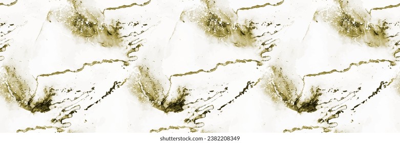Gold Marble Ink. Grain Glitter Background. Foil Golden Grunge. White Granite Background. Light Color Grunge. Fluid Elegant Pattern. Gold Ink Vector. Light Color Background. Gold Modern Vector.