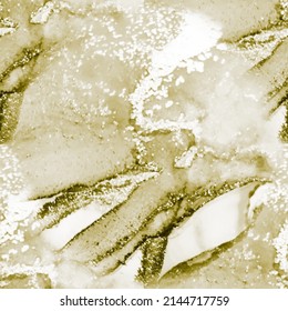 Gold Marble Ink Grunge. Gold Golden Template. Marble Ink Background. Light Alcohol Ink Canvas. Yellow Foil Gold. Bright Light Glitter. Liquid Gold Light. Seamless Abstract Foil. Modern Golden Vector